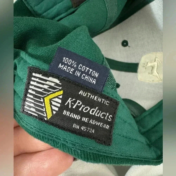 Vintage John Deere Baseball Dad Hat SnapBack Adjustable Velcro Closure - Picture 5 of 10